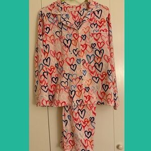 BedHead Multicolor Heart Print Pajama Set